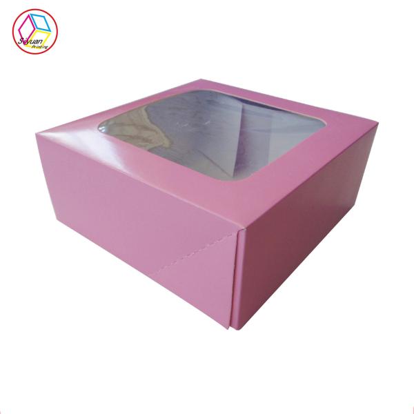 Personalized Craft Paper Gift Box For Cake Cookies Dessert OEM Service