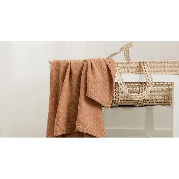 3 Pack Muslin Swaddle Blankets for Unisex, Newborn Receiving Blanket