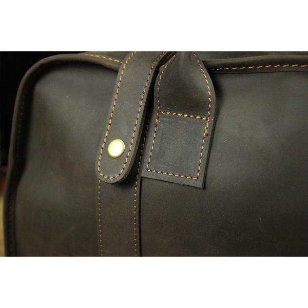 Real Leather Duffel Bags Crazy Horse Leather Luggage Bag for Travel LB02