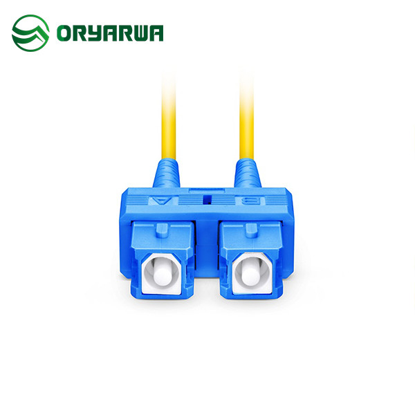 SC UPC To SC UPC Duplex Single Mode Patch Cord 1M 2M 3M