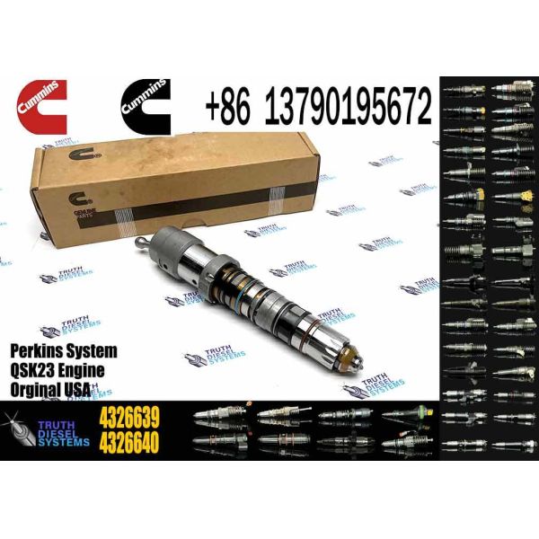 Mining Construction Machinery Marine Heavy Equipment Truck Diesel Engine Parts QSK78 Fuel Injector 4326639