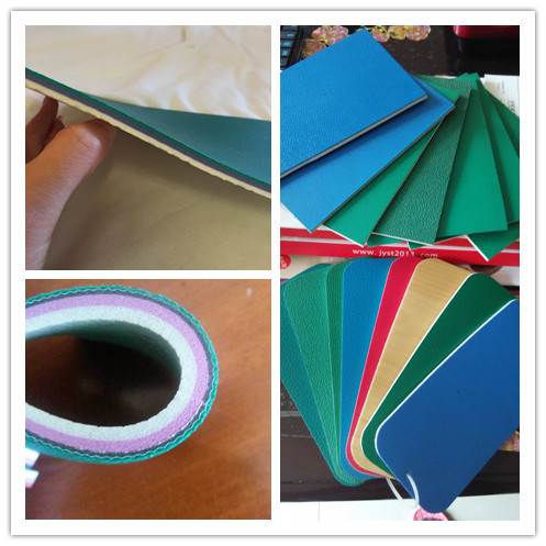 Thin Plastic PVC Vinyl Flooring Tiles / Club Or Gym Rubber Flooring Mats