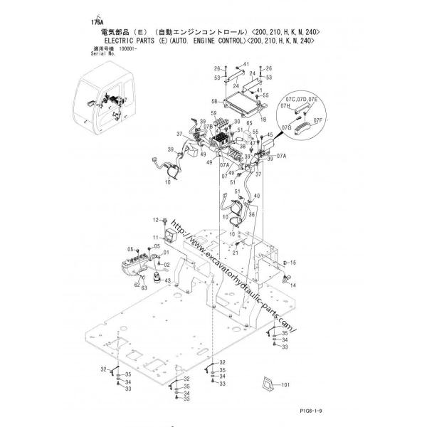 ZAX120 ZX120 ZX225USR Hitachi Excavator Spare Parts Excavator Computer Board 9226748 ECU Pc Controller