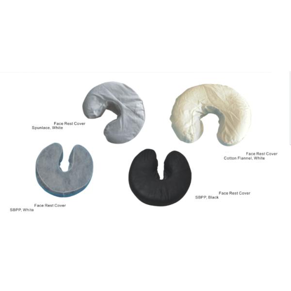 U Shape Nonwoven Disposable Face Rest Cover For Massage Table Single Use