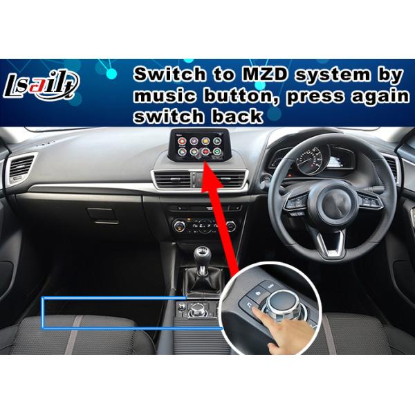 Lsailt Android Navigation Video Interface for Mazda CX-3 14-20 Model Car MZD System Waze Carplay Youtube