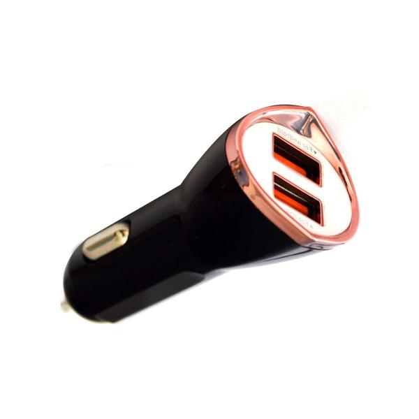 Super Fast Double Car Charger Adapter Electric Type Colorful Smart Ic Recognization