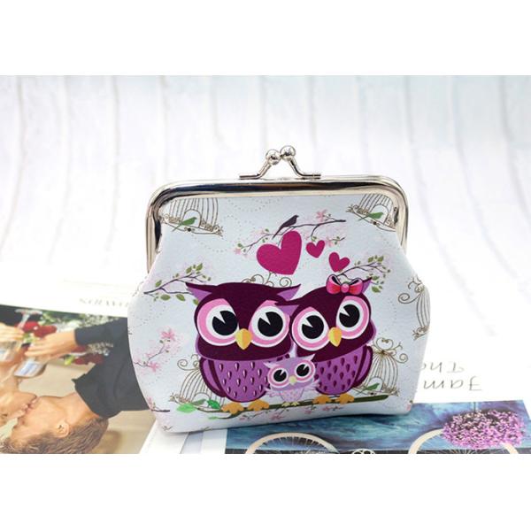Custom animal printed Coin Purse bag Cute Owl Bag Cartoon Elephant Coin Bag