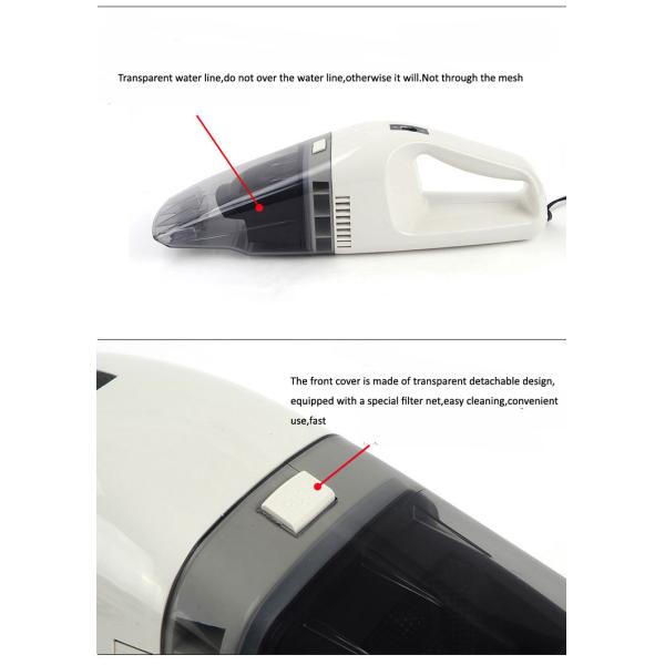 Lightweight Washable Mini Vacuum Cleaner 2000 Mbar Suction 60W Portable Type