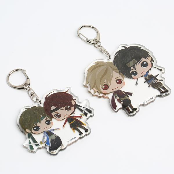 Custom acrylic charm printing one-sided transparent epoxy resin