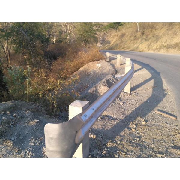 Q235 Q345 Galvanized Steel Highway Guardrail Fishtail End for Customized Projects