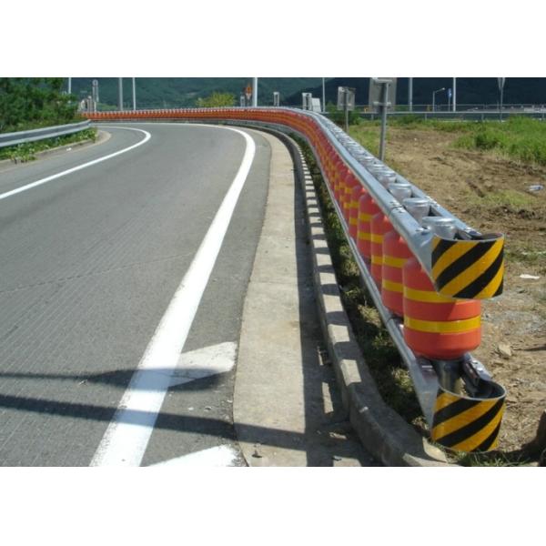 Tunnel Portal Roller Crash Barrier , Guardrail Safety Rolling Guard Barrier