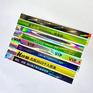 Water Resistant Festival Tyvek Wristbands , Disposable Printable Paper