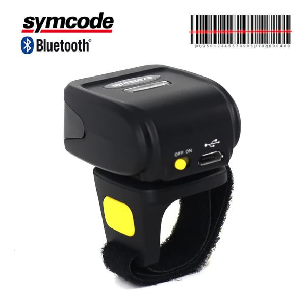 Finger Style Wireless Ring Scanner / 1D Barcode Scanner Advanced Decoding Algorithms