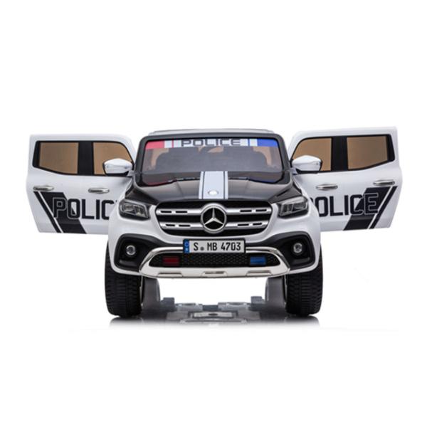 Licensed Police Car 12V Kids Charging Car with 2.4G Remote Control Real Car Two Seats