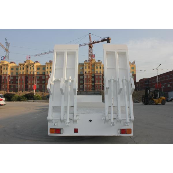 Low Bed Trailers Semi Truck Trailer 60 Ton Lowboy Trailer 3 Axles Excavator Carrier Truck