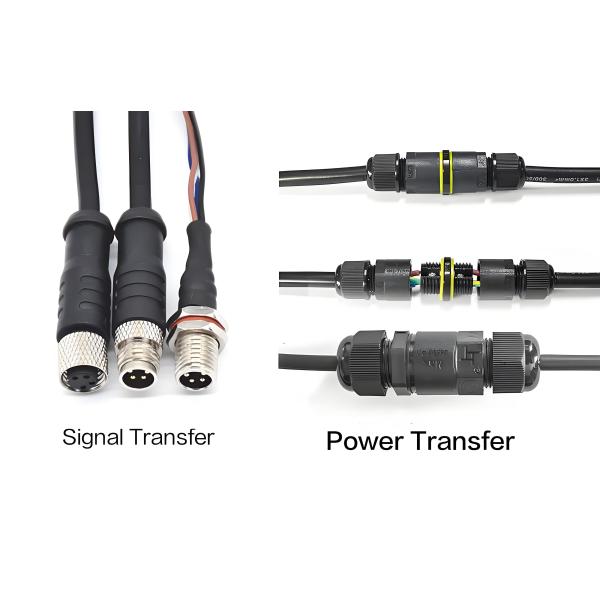 LP20 Series 9-Pin IP67 Waterproof Connector 5A Flange Mount