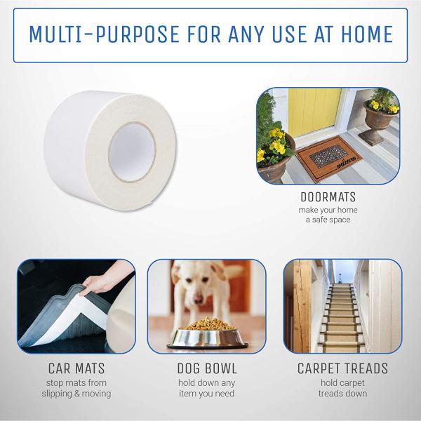 Super Strong Hot Melt Adhesive Double Sided Tape For Carpet Tiles