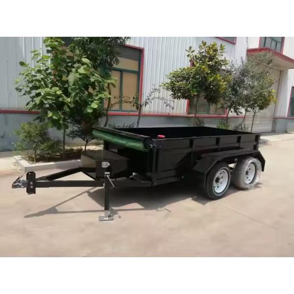 Hall 14000 lb Electric Brakes on Both Axels 2 5/16 Ball Hook up 235R16 Tire Iron Tipper Dump Trailer
