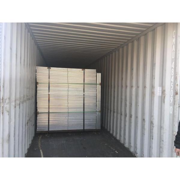 Security Fencing Weld Mesh Panels PVC Or Powder Spray Coated For Commercial Building