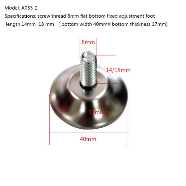 Office Furniture Adjustable Table Legs Foot Pad Non Slip Heightening Support Foot