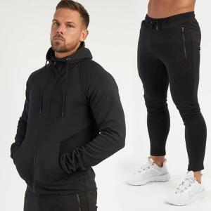 Cheap                  Outdoor Sport Gym Sets Men Sportswear Tracksuits Two Piece Set Hoodies Men&prime;s Fitness Suit              wholesale