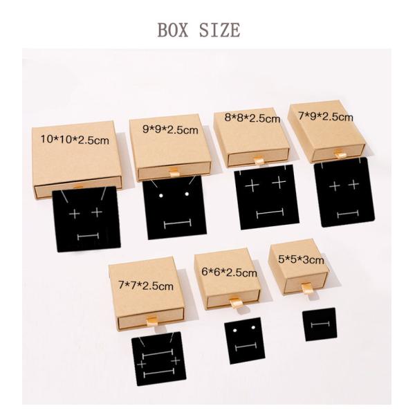 Custom Logo Sliding Drawer With Foam Tray Necklace And Bracelet Gift Box Jewelry Packaging Box