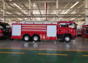 Cheap ATM / AT Transmission Two Row Cab Commercial Fire Trucks With 6 Seats 213kw wholesale
