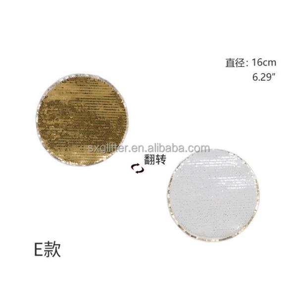 Other Holiday Supplies Custom PET Mirror Sequin Patches for Women's Dresses