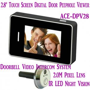 China 2.8 LCD Screen Digital Peephole Viewer Doorbell Video Camera Recorder Access Control DVR on sale