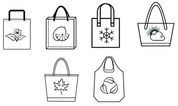 Reusable Recyclable Tote Bag Breathable Multi Colors For Daily Use