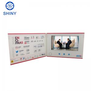China A5 Digital  CMYK Lcd Screen Video Brochure 2.4 Inch 4.3 Inch 5 Inch 7 Inch on sale