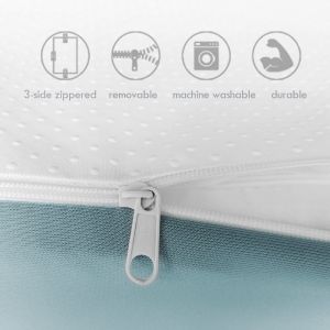 Portable 7.5cm Velvet Fabric Camping Memory Foam Mattress Pad