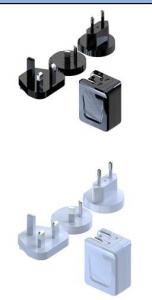 Cheap Interchangeable Plug Wall Mount Power Adapter With 15W / 18W / 24W AC wholesale