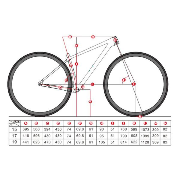 27.5 Inch T800 Carbon Fiber MTB Frame Inner Cables No Decals