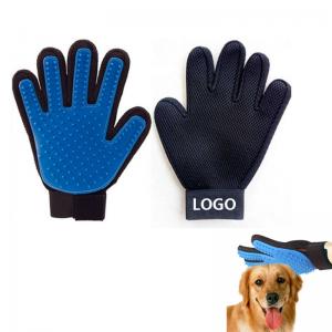 Cheap Colorful Promotional Pet Massage Gloves Dog Comb Logo Customized wholesale