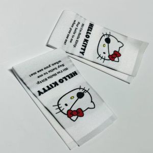 Cheap Iron On Woven Clothing Embroidered Name Labels Customized wholesale