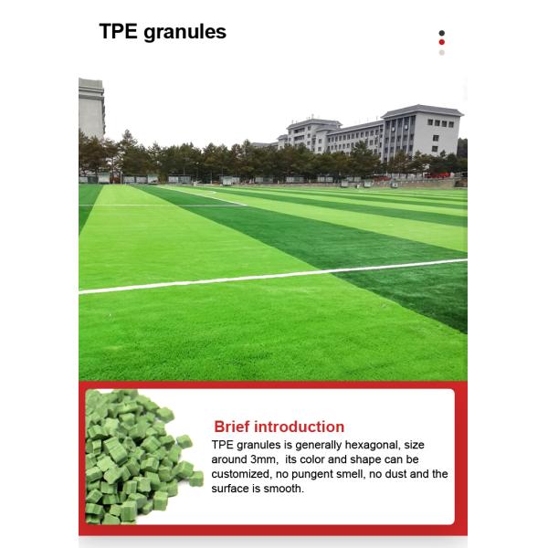 Durable ETPR Rubber Infill for Artificial Grass and Sports Fields, Optimal Shock Absorption and Resilient