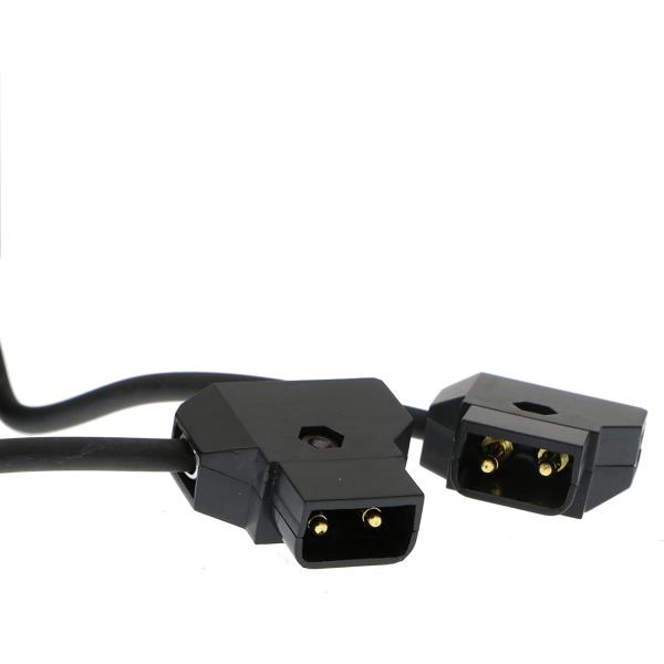 D-Tap Male To D-Tap Male Coiled Extension Cable For DSLR Rig Anton Bauer Battery