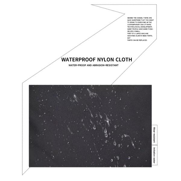 Casual Polyester Waterproof Messenger Bag Portable For Mobile Phone