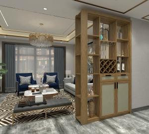 China Divider Cabinets of living room custom furniture wine storage racks and pantry closet organizer on sale