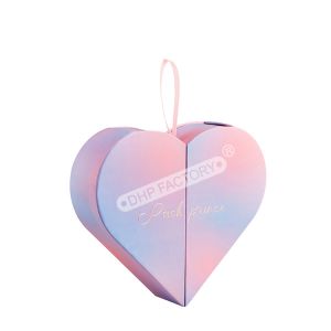 Cheap Beauty Makeup Subscription Luxury Cosmetic Packaging Boxes Heart Shape wholesale