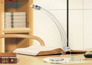 Acrylic Desk Lamp with Adjustable Light Colors Blue and White Color Firm Body