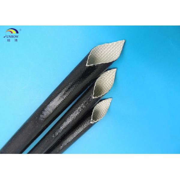 Electrical Insulation Sleeving Silicone Resin Fiberglass Sleeving / Tubing / Pipes