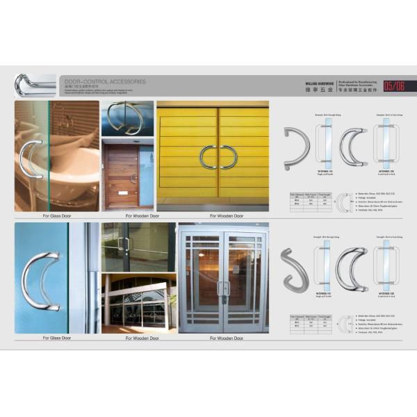 square tub W-DH601 back to back SUS304 Stainless Steel entry door handles set glass door handle wooden door handles