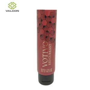 Cheap 3 OZ Empty Cosmetic Tubes , Makeup Cosmetic Cream Tube Black Flip Cap wholesale