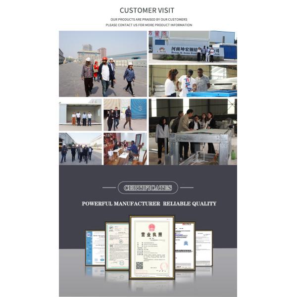 Fireproof Affordable Prefab Homes Strong Anti Seismic Wind Resistant