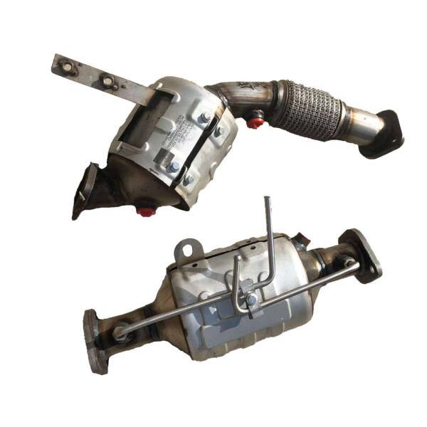 D5 Three Way Catalytic Converter Stainless Steel Ceramic Carrier