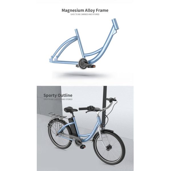 OEM Electric Cargo Bicycle 48T Alu 30-50km/H With 7.5Ah Lithium Battery