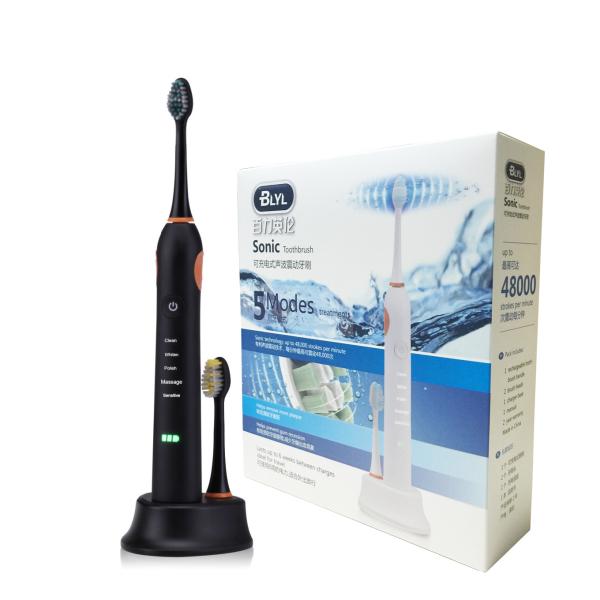 Sonic Waterproof Tooth Whitening Electric Toothbrush With Brush Head Replacement Teeth Whitener Cleaning Oral Hygiene