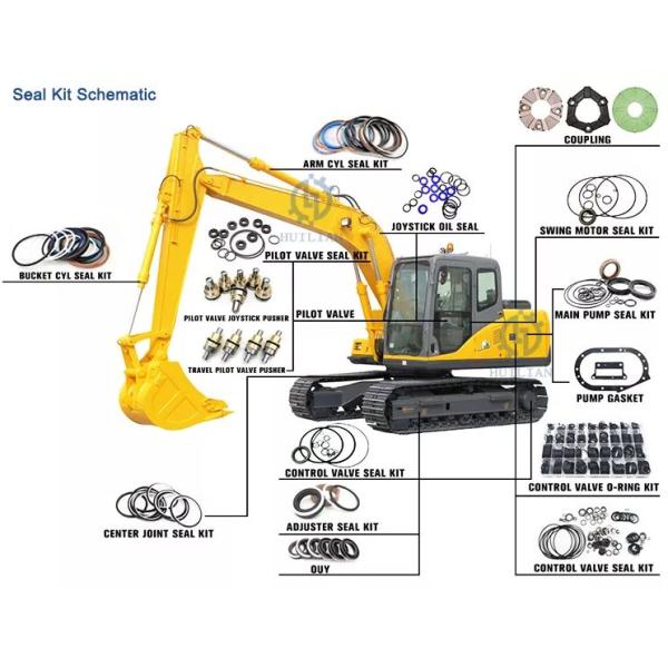 K5V2000DPH Hydraulic Excavator Seal Kit Repair Seal Kit O-ring Seal Kit